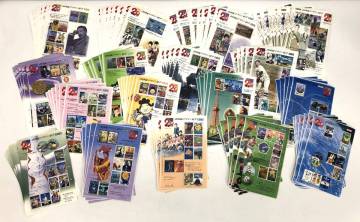 1円～ コレクター放出品 未使用 保管品 20世紀デザイン切手 記念切手 シート 第1集～第17集 全集 おまとめ 740円&times;102枚 額面75480円 ⑦