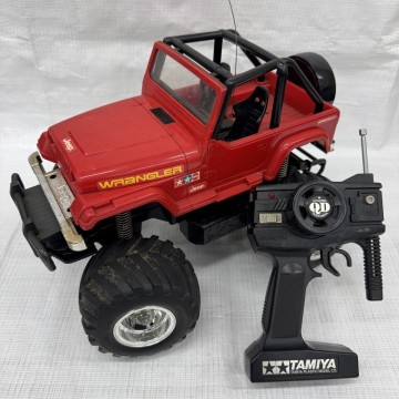 K401-H38-454 TAMIYA タミヤ QUICK DRIVE クイックドライブ QD Jeep ジープ レッド 赤 ミニカー ラジコン 全長約23x36x24cm IE