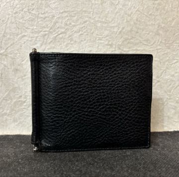 究極の激レア！国内特注品！パーフェクトレザー使用！クロムハーツ レザー マネークリップ 財布 カードケース