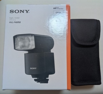 中古品　SONY 純正 フラッシュ HVL-F46RM 美品　ソニー　ストロボ