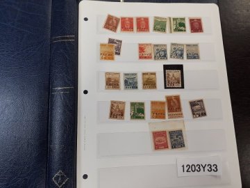 1203Y33 南方占領地切手　北ボルネオ切手　加刷切手　まとめ　＊写真、下にも掲載・詳細は写真参照