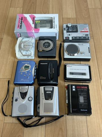 ステレオ カセットプレーヤー カセットレコーダー 11点まとめて SONY Panasonic AIWA National その他 動作未確認 中古ジャンク