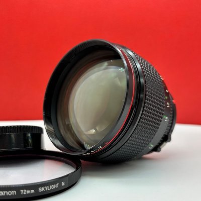 N09 防湿庫保管品 CANON LENS New FD 85mm F1.2 L カメラ レンズ 1円スタート キャノン
