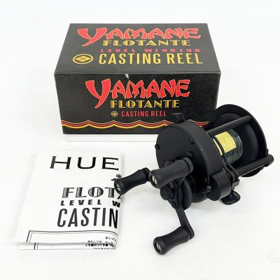 ジャンク扱い 道楽 YAMANE ヤマネ FLOTANTE フロータンテ CASTING REEL リール 右ハンドル マットブラック [U16152]