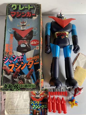 Dt394◆ジャンボマシンダー◆無敵城計画開始 グレートマジンガー マジンガーZ ポピー No.7537 当時物 コレクション 昭和 レトロ 箱付 