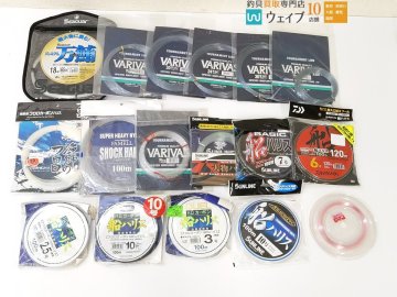 クレハ シーガー プレミアム万鮪 18号、バリバス トーナメントライン プレミアムクオリティ 24号 等 ライン 計17点