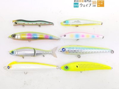 ダイワ モアザン スライストロング F、シマノ コノシロ ペンシル 185F、ブルーブルー スネコン 180S 他 計8点セット