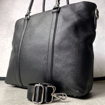 現行モデル● コーチ COACH トートバッグ ショルダーバッグ 2way メンズ ビジネス 大容量 書類 A4 レザー 本革 黒 ブラック