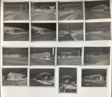 629●鉄道写真 ブローニーネガフィルム●別府鉄道？●蒸気機関車D57？●下津井電鉄 下津井駅●急行土佐号●撮影場所・年月日不明●48枚