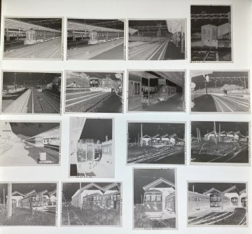 907●鉄道写真 ブローニーネガフィルム●玉野市営電鉄●特急うずしお●急行浦戸●土佐電気鉄道 高知駅●32枚