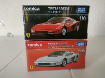 未開封 トミカ プレミアム 発売 テスタロッサ 白 通常 赤 2台