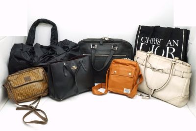 1円〜 ブランド バッグ 7点セット まとめ売り ルイヴィトン LV ディオール フェンディ クロエ コーチ ポーター ジャンク品あり 4691h