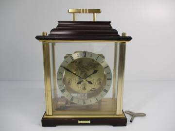 2511M3020 Junghans ユンハンス ゼンマイ式 置時計 手巻き アンティーク 現状品