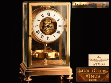 【流】ジャガールクルト JAGER-LECOULTRE アトモス ATOMS 永久空気時計 置時計 UD154