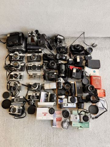 Canon Nikon OLYMPUS MINOLTA FUJIFILM PENTAX フィルムカメラ　デジタルカメラ レンズ　日本製　JAPAN 部品　未使用品ありまとめ現状渡す