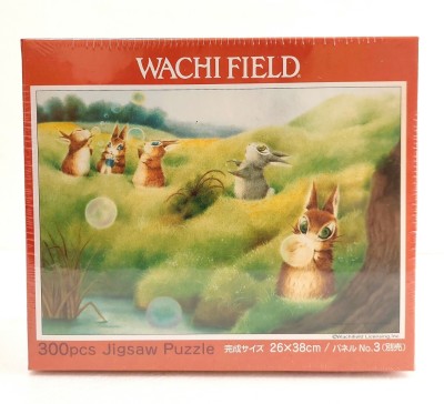 ☆希少!絶版品!未使用!やのまん WACHI FIELD わちふぃーるど「シャボン玉」300ピース ジグソーパズル(26&times;38cm) ダヤン 池田あきこ グッズ