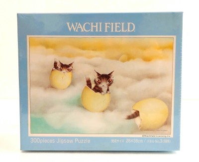 ☆希少!絶版品!未使用!やのまん WACHI FIELD わちふぃーるど「雲の上の卵」300ピース ジグソーパズル(26&times;38cm) ダヤン 池田あきこ グッズ
