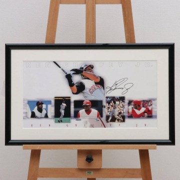 Ken Griffey jr（ケン・グリフィー・ジュニア）サイン パネル 額装 Upper Deck エディション入り 保証書付き la05-1178[OTO]