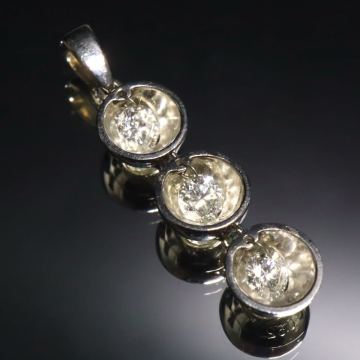 Pt900!!0.52ct!!【エステール】■天然ダイヤモンドペンダントトップ■D 約3.7g diamond necklace jewelry ネックレス ジュエリー EC4/ U106