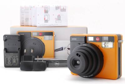 未使用箱付き Leica sofort ライカ ゾフォート orange オレンジ インスタント フィルムカメラ 270