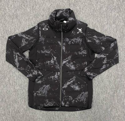 新品◇OAKLEY オークリーゴルフ◇L(JPN)◇Skull Transform Down Vest 2WAY ジャケット ＆ ダウンベスト◇撥水 防風 ダウン ストレッチ 軽量