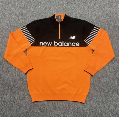 送料600円～◇新品◇new balance ニューバランス ゴルフ◇5(L)◇スタンドネックニット ハーフジップニット