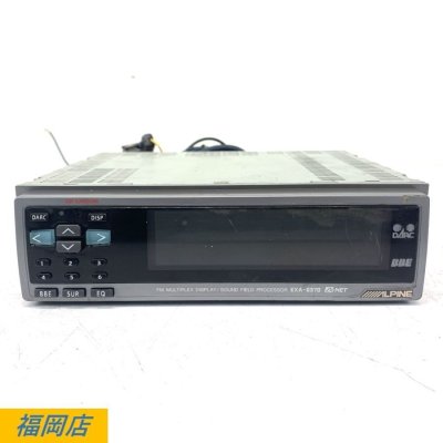 ALPINE EXA-G370 アルパイン カーステレオ ※通電NG 状態説明あり○ジャンク品【福岡】