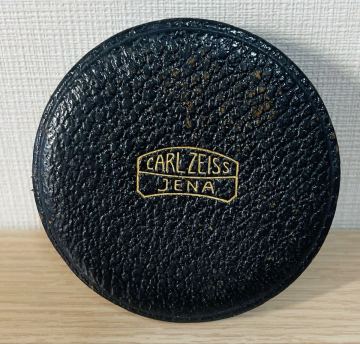 CARL ZEISS JENA カール・ツァイス・イエナ 革製 レザー レンズキャップ カバー 1円スタート 