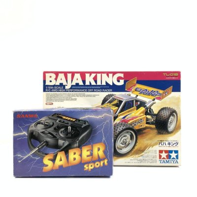 TAMIYA タミヤ 1/10 バハキング / SANWA プロポ セット 電動RCカー＊現状品