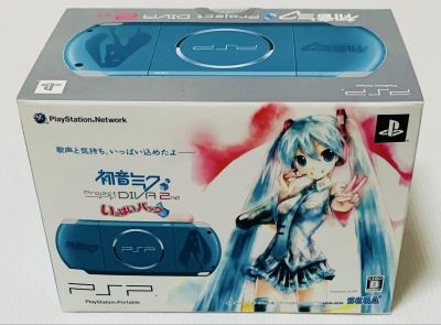 希少カラー 未開封 PSP-3000 XZG 初音ミク Project DIVA 2nd いっぱいパック 新品 未使用 未開封品 ソニー プレステ 1円スタート
