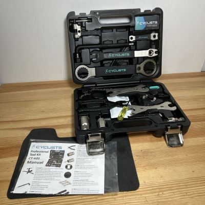 【CYCLISTS 自転車用工具セット】 CT-K01 工具箱 メンテナンス 修理 サイクリスト メンテナンス セット ツールキット 工具セット 現状品