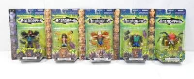 3617T/1円～ 当時物・レア・未開封★Transformers ANIMORPHS トランスフォーマー アニモーフ 5点 マルコ ジェイク レイチェル アックス