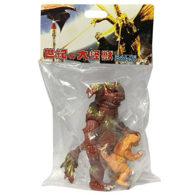 【新品/未開封】マーミット ソフビ 世紀の大怪獣シリーズ ビニパラベビー★キングシーサー★ 検)怪獣天国マルサンブルマァクM1号メカゴジラ