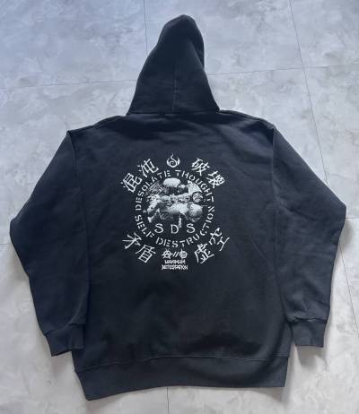 90's S.D.Sパーカーdisclose zouo gauze gism deathside lipcream outo s.o.b confuse skull skates