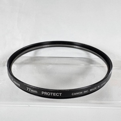 【１円～】★Canon キヤノン PROTECT ７７mm★日本製 保護フィルター レンズ保護