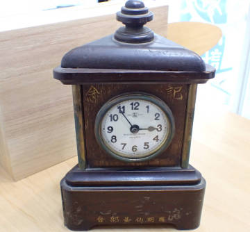 激レア 精工舎/SEIKO セイコー ◆ 三面文字盤/トリプル　木製 機械式 アンティーク 置時計