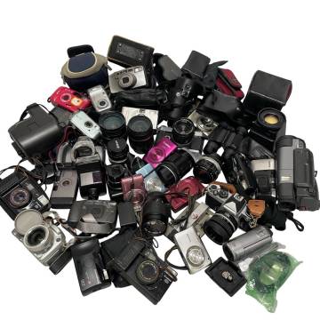 NK139 【ジャンク品】Nikon Konica カメラ　8ミリ　双眼鏡　アクセサリー　他　まとめ売り