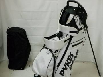  PYKES PEAK 9.0型 軽量 アスリート スタンド★中古★(BKxWH)ゴルフ キャディバック