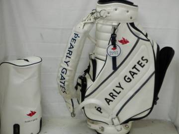 PEARLY GATES パーリーゲイツ 9.0型 4点式ツアーモデル★中古★(WHxNV)ゴルフ キャディバック