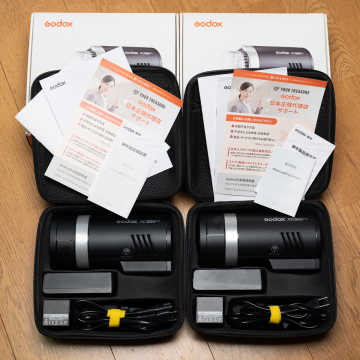 【売り切り】国内正規代理店購入品　GODOX AD300 PRO 2灯セット　