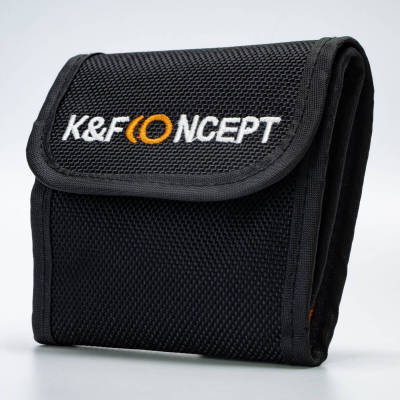 【送料無料】K&F Concept フィルターケース 3枚用　67mm径まで　KF-3SPC