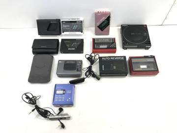 12.8.3希少品【SONY・AIWA・National】カセット・MD・CDウォークマン まとめ売り★現状品