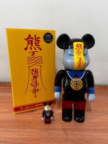 新品 メディコム・トイ BE@RBRICK/ベアブリック Zombie コラボ 400％＆100％セット フィギュア 置物 28CM