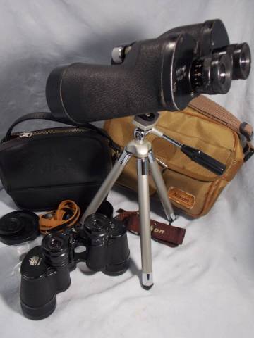 NIKON7ｘ50IFbauschlomb型＋NIKON9x35CFzeiss型/送料無料！