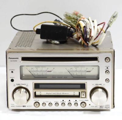 Panasonic パナソニック CQ-VX5500D 2DIN CD MD カー オーディオ★　当時物　カーステレオ