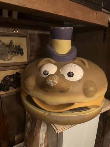 超希少！メイヤーマックチーズ ターンアラウンドヘッド マクドナルド スタチュー 送料着払い