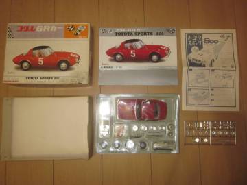 コグレ 1/24 スロットカー トヨタ スポーツ 800 未組立