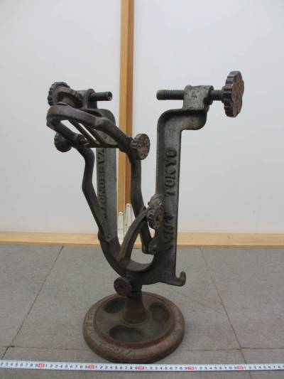 K106【12-15】□ 昭和レトロ 自転車・バイク 工具 Tokyo ヤエソノ リム機 振れ取り 中古 / サイクリング 修理 メンテナンス / 12/2