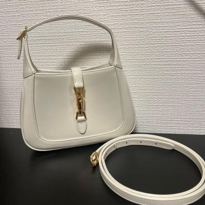 極美品 送料無料 グッチ GUCCI ハンドバッグ ジャッキー 1961 ミニバッグ　ホワイト　白