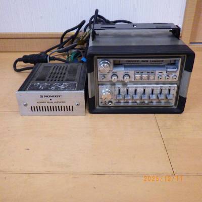 ロンサム・カーボーイ Lonesome Car-boy パイオニア PIONEER KP-707G/CD-5/GM-40 カーコンポ カセット/アンプ/イコライザー 動作未確認品
